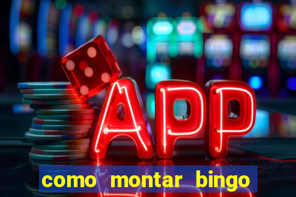 como montar bingo brinquedos toia